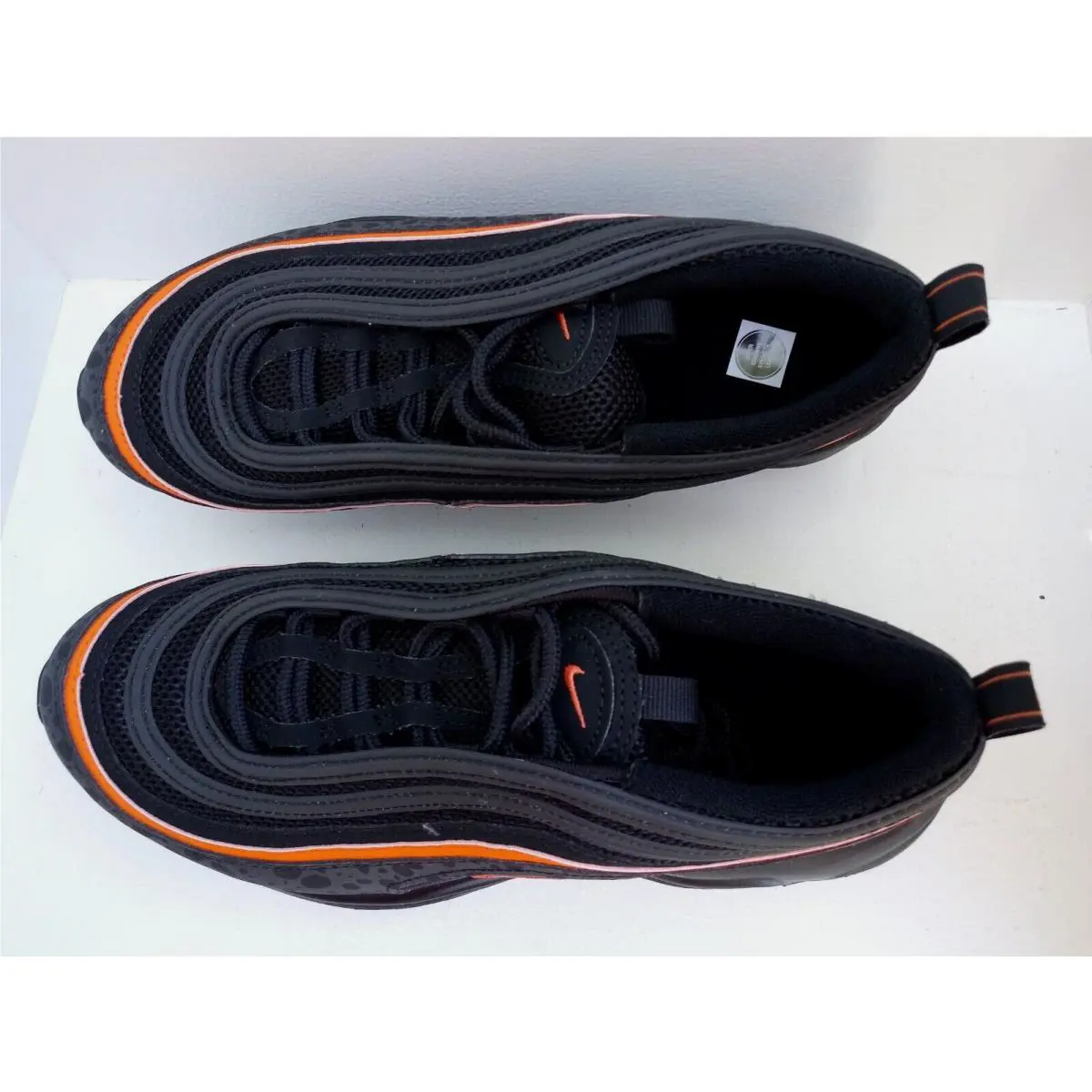 Nike shoes - NIKE AIR MAX 97 GS - DX3088-001 - BLACK/SAFETY ORANGE 10