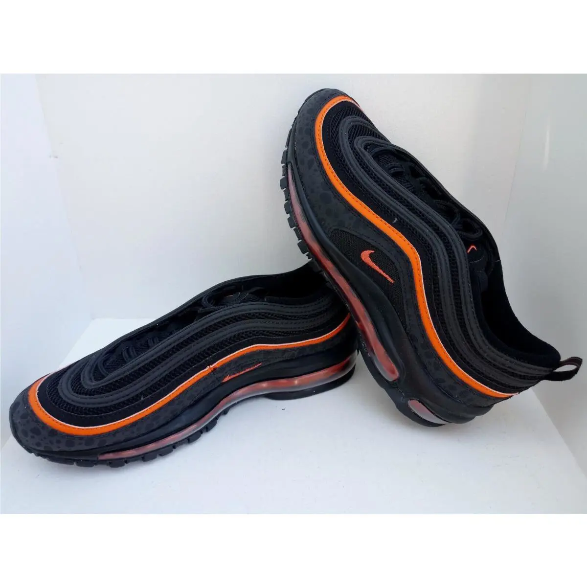 Nike shoes - NIKE AIR MAX 97 GS - DX3088-001 - BLACK/SAFETY ORANGE 6