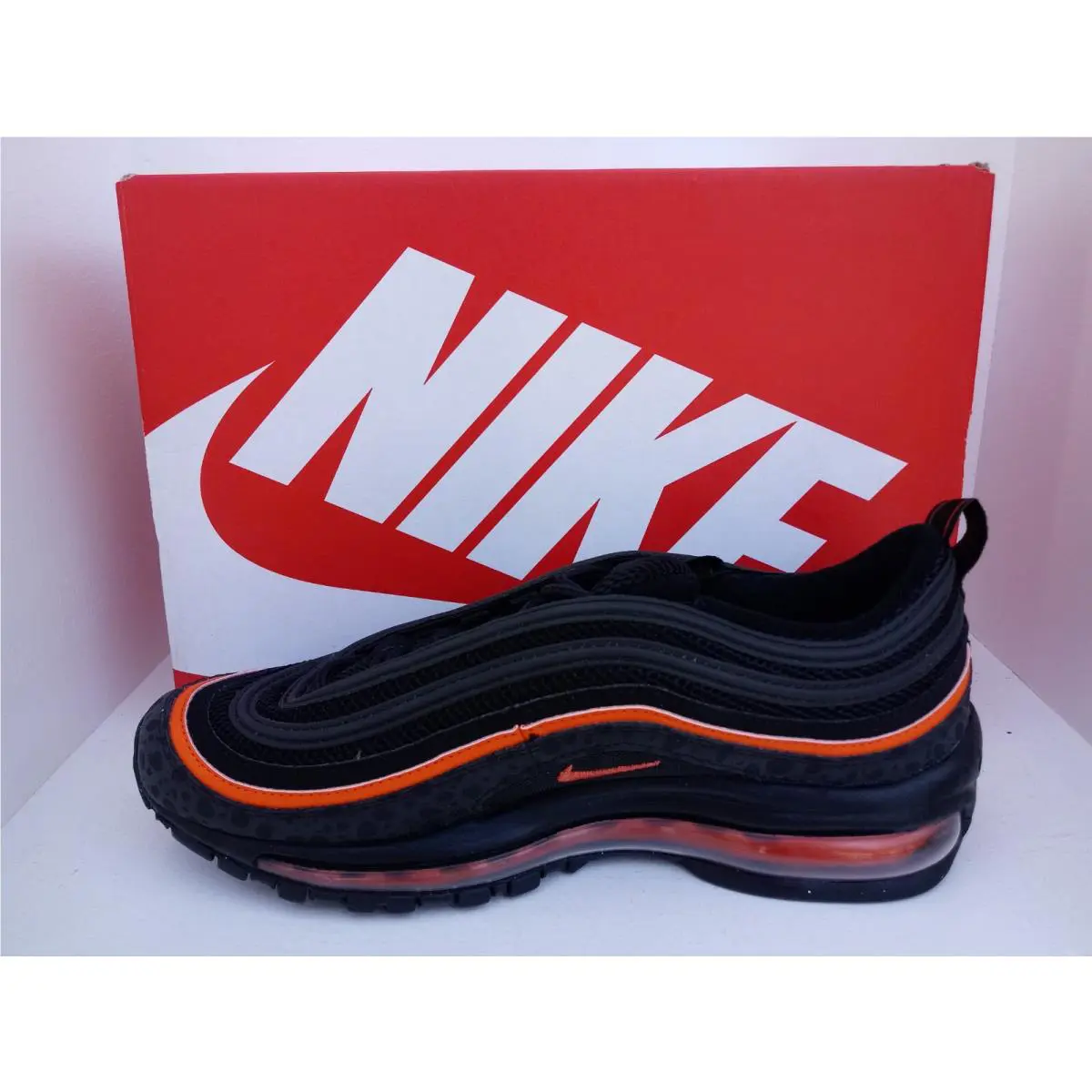 Nike shoes - NIKE AIR MAX 97 GS - DX3088-001 - BLACK/SAFETY ORANGE 14