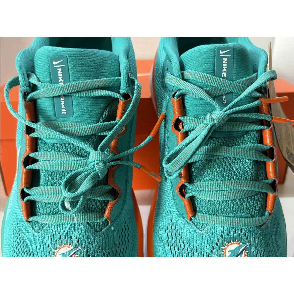 Nike shoes - Nike Air Zoom Pegasus 41 - FZ5082-300 - Turbo Green/White/White/Brilliant Orange/Black 5