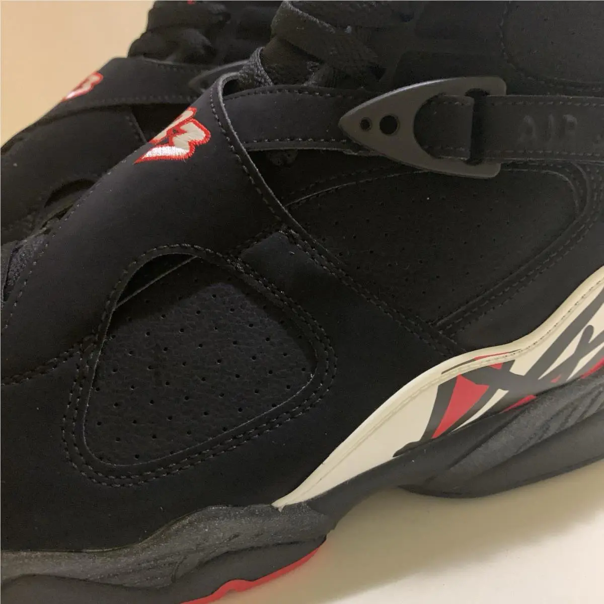 Nike shoes - Air Jordan 8 - Air - 305381-062 - Black, Manufacturer: Black/True Red 3
