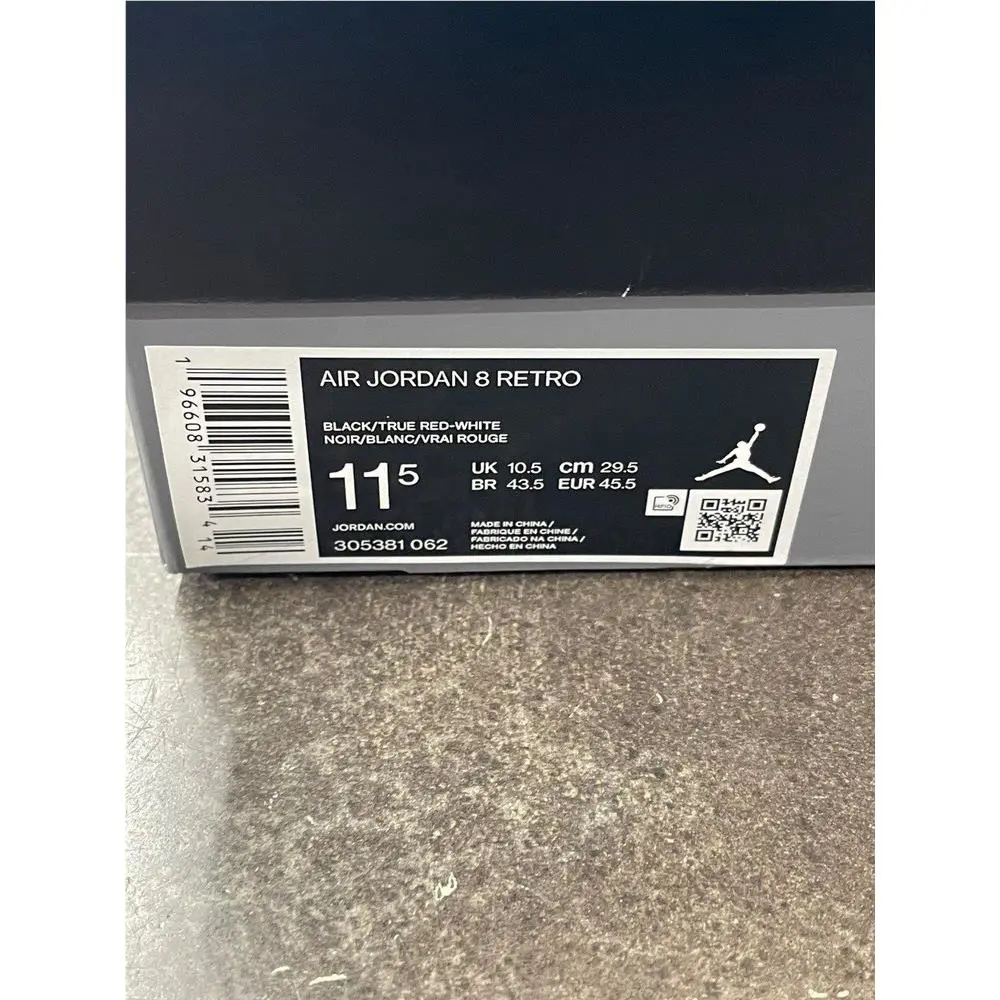 Nike shoes  - Black/ True Red- White 1