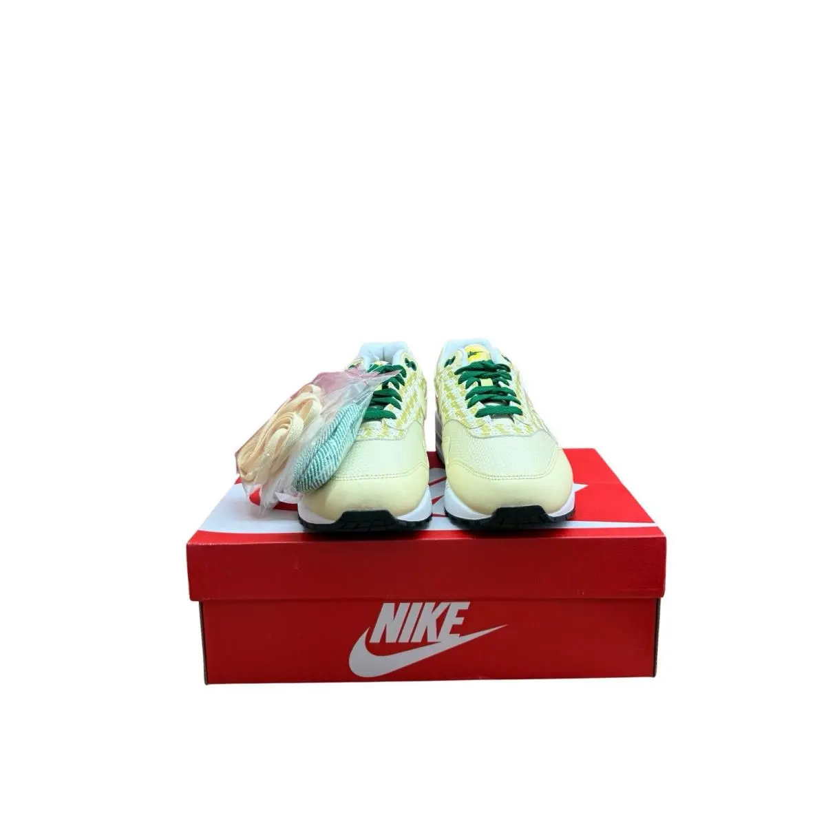 Nike shoes - Nike Air Max 1 - Air Max - CJ0609-700 - Yellow, Manufacturer: Lemonade/Lemonade/Pine Green/True White 7