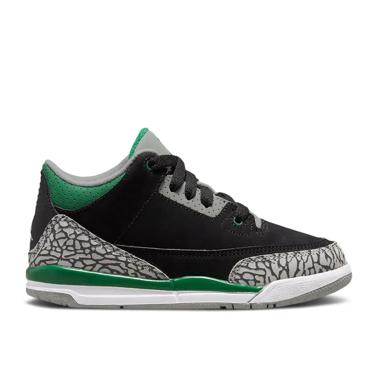 Nike shoes - Retro 3 - Retro - Black/Pine Green/Silver/White 1