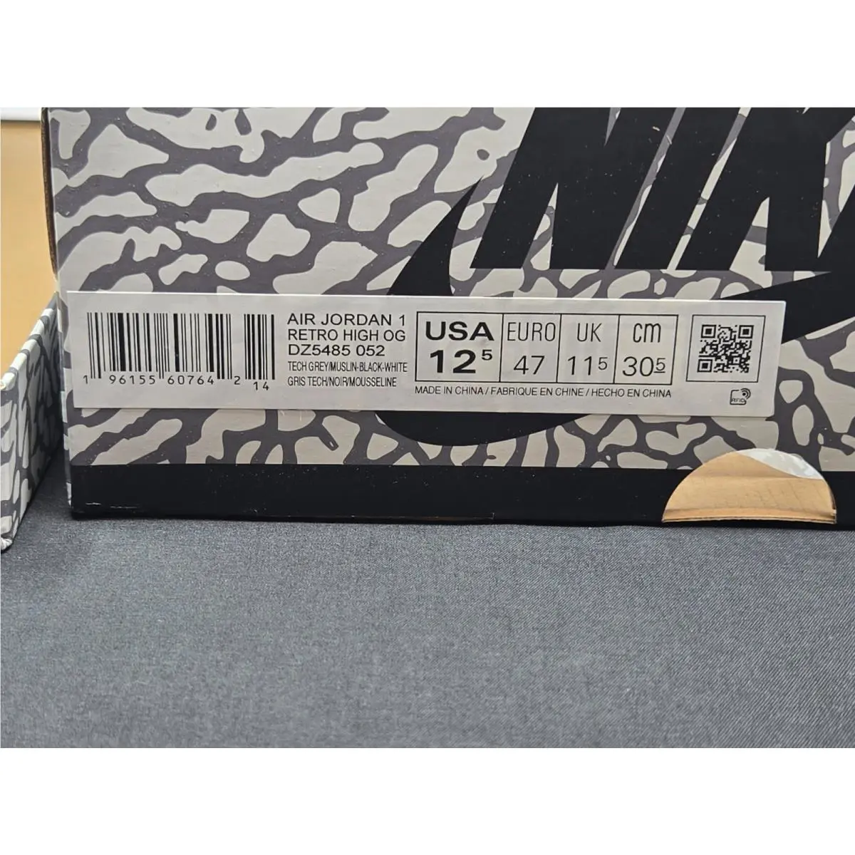 Nike shoes - Nike Air Jordan 1 - Air - DZ5485-052 - Gray 9