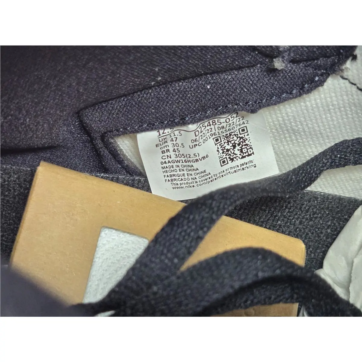 Nike shoes - Nike Air Jordan 1 - Air - DZ5485-052 - Gray 5