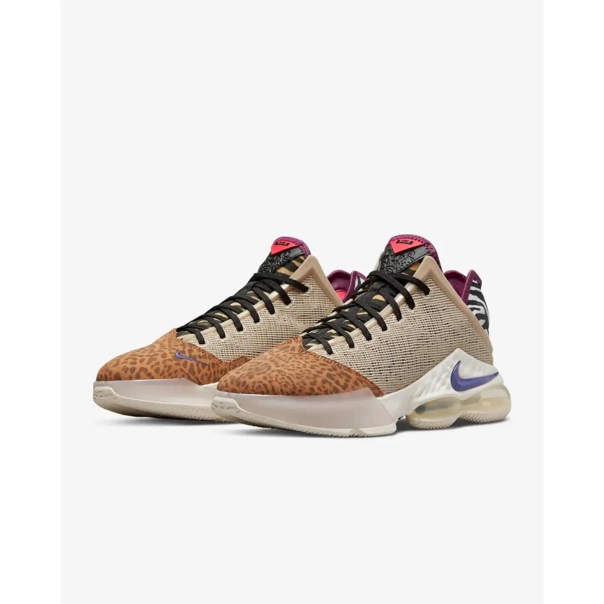 Nike shoes - Nike LeBron 19 - LeBron - DM1058-200 - Rattan/Sail/Black/Dark Iris 0