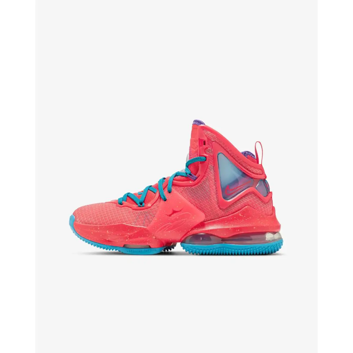 Nike shoes - Nike LeBron XIX (GS) Basketball Shoes - Siren Red/Laser Blue/Psychic Purple/Siren Red 0
