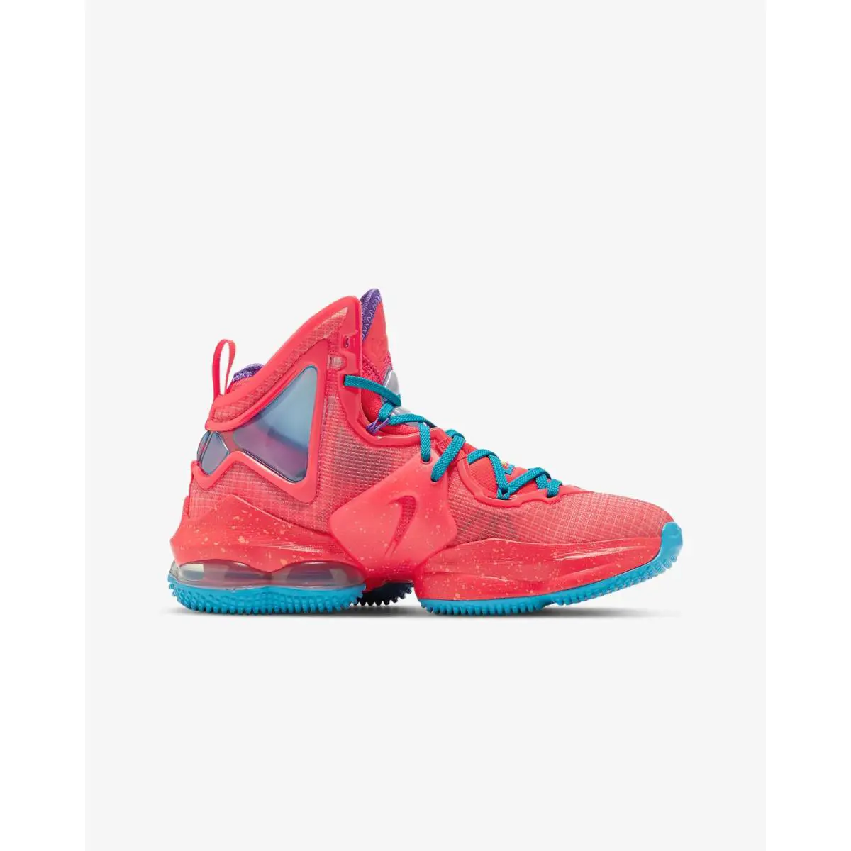 Nike shoes - Nike LeBron XIX (GS) Basketball Shoes - Siren Red/Laser Blue/Psychic Purple/Siren Red 1