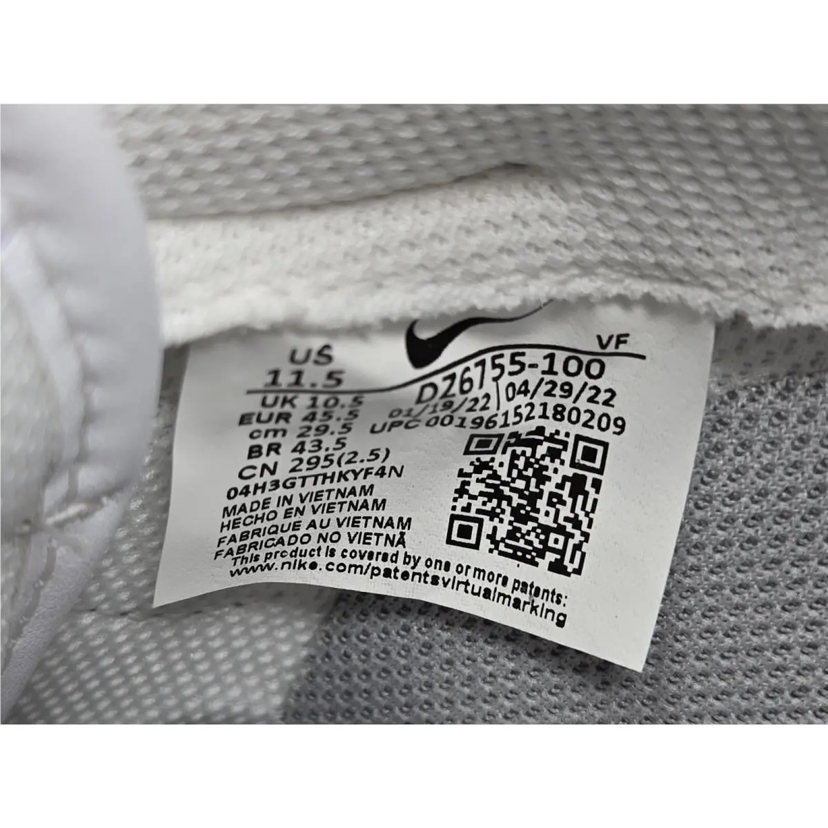 Nike shoes - Nike Air Force 1 - Air Force - DZ6755-100 - White 16