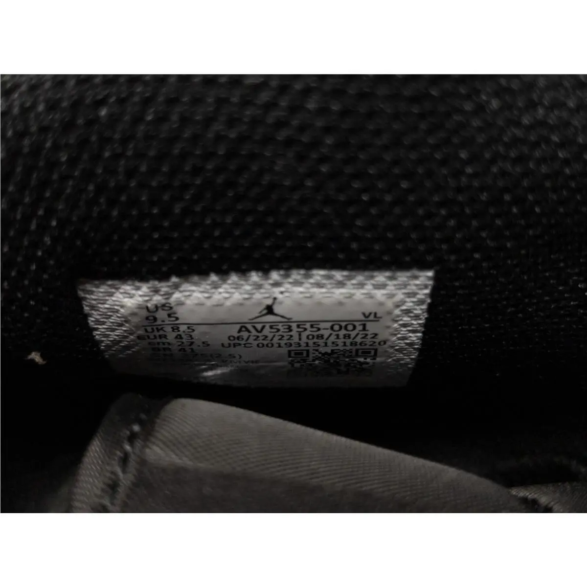 Nike shoes - Nike Air Jordan 1 - Air - AV5355-001 - Black 6