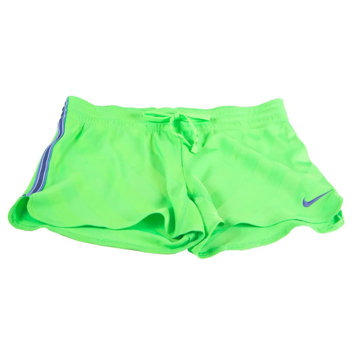 Nike Women`s Dri-fit Running Shorts Green Blue Green