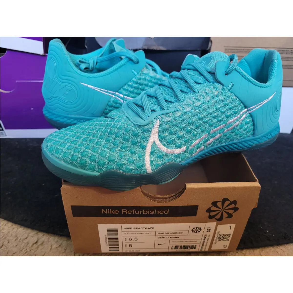 Nike shoes - Nike Reactgato - Reactgato - CT0550-300 - Green 8