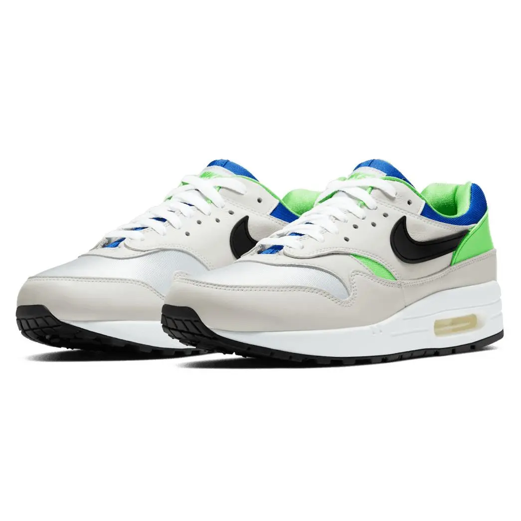 Nike shoes - Nike Air Max 1 - Air Max - White/Black/Royal Blue 2