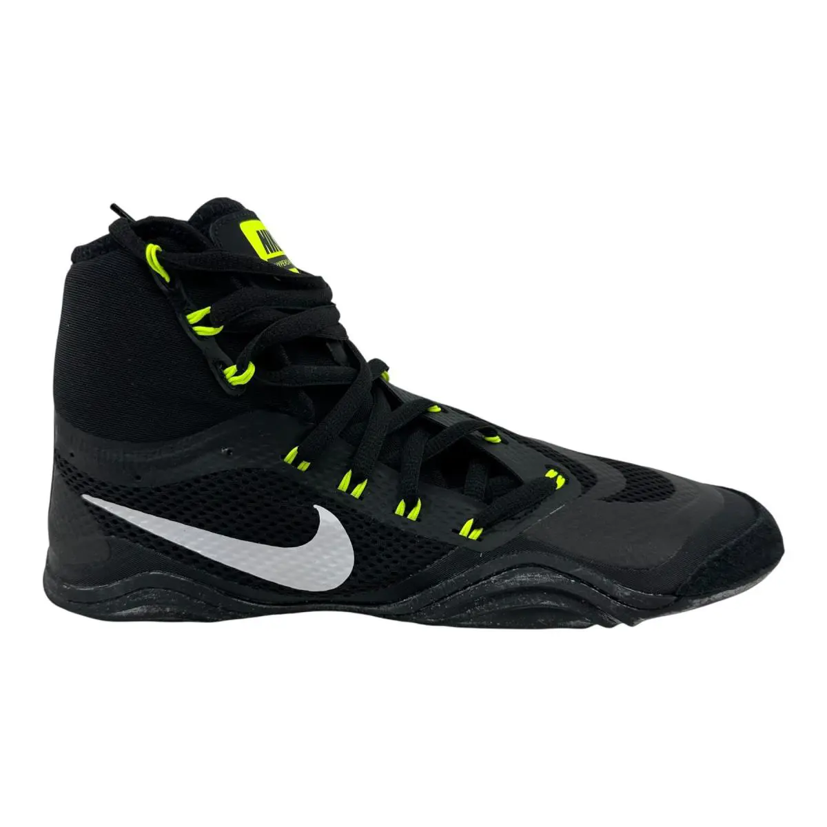 Nike Hypersweep Black White Volt Mens Athletic Sneaker - Black, Manufacturer: Black White Volt