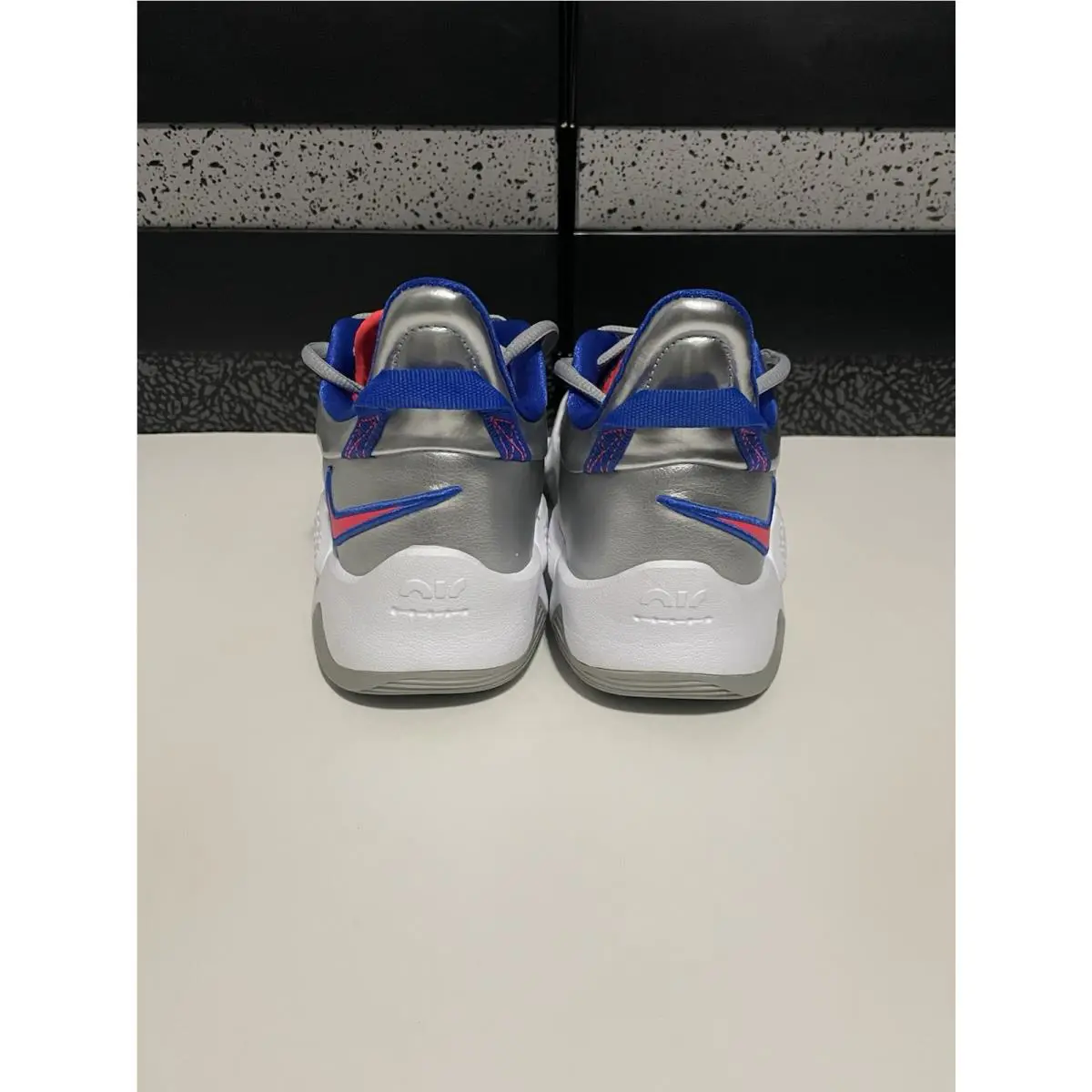 Nike shoes - Nike PG 5 - CW3143-005 - Metallic Silver/Laser Crimson 1