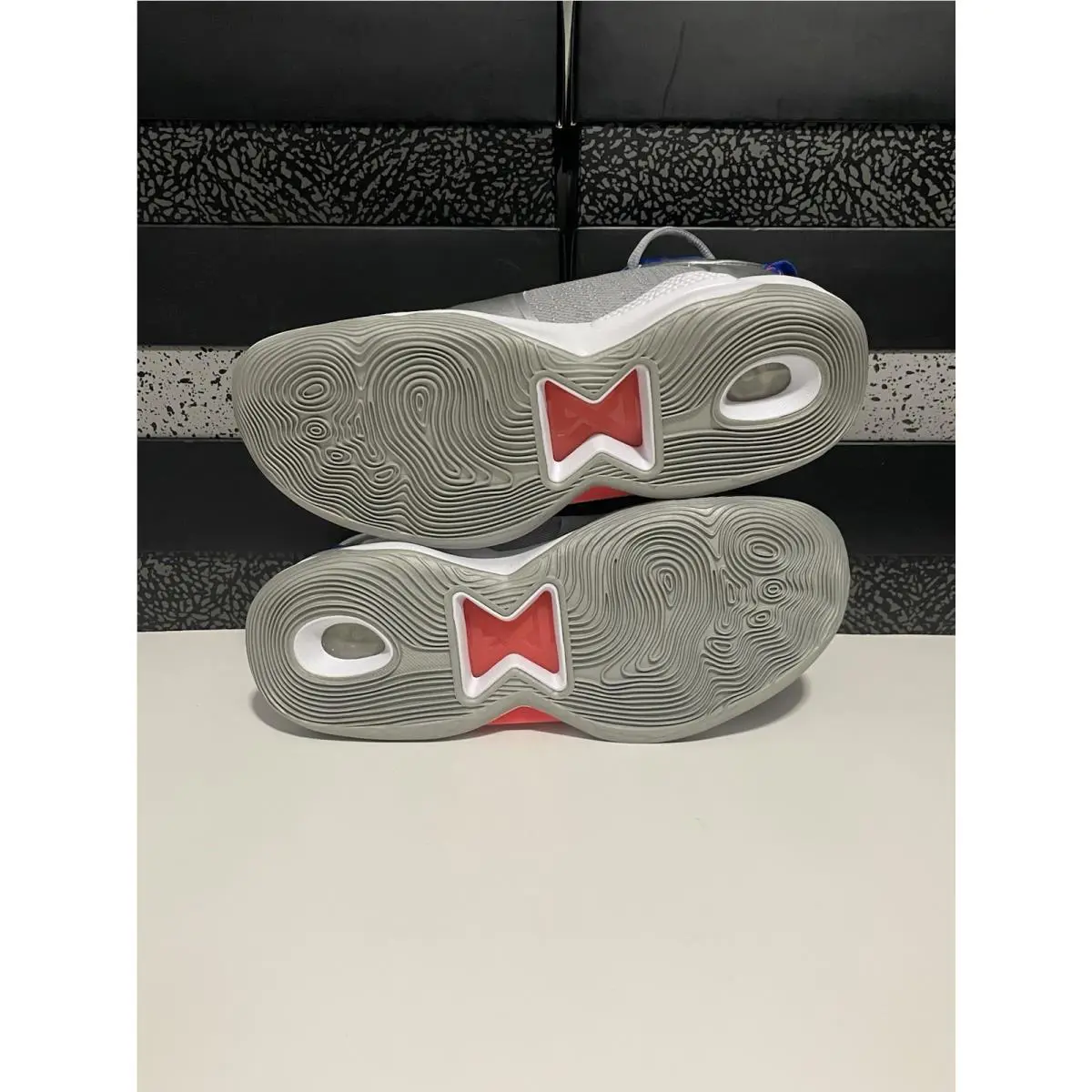 Nike shoes - Nike PG 5 - CW3143-005 - Metallic Silver/Laser Crimson 10