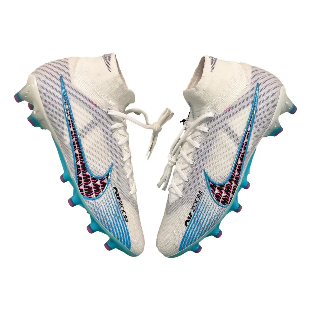 Nike Zoom Superfly 9 Elite AG Pro Pack Soccer Cleats FD0245-146 - White