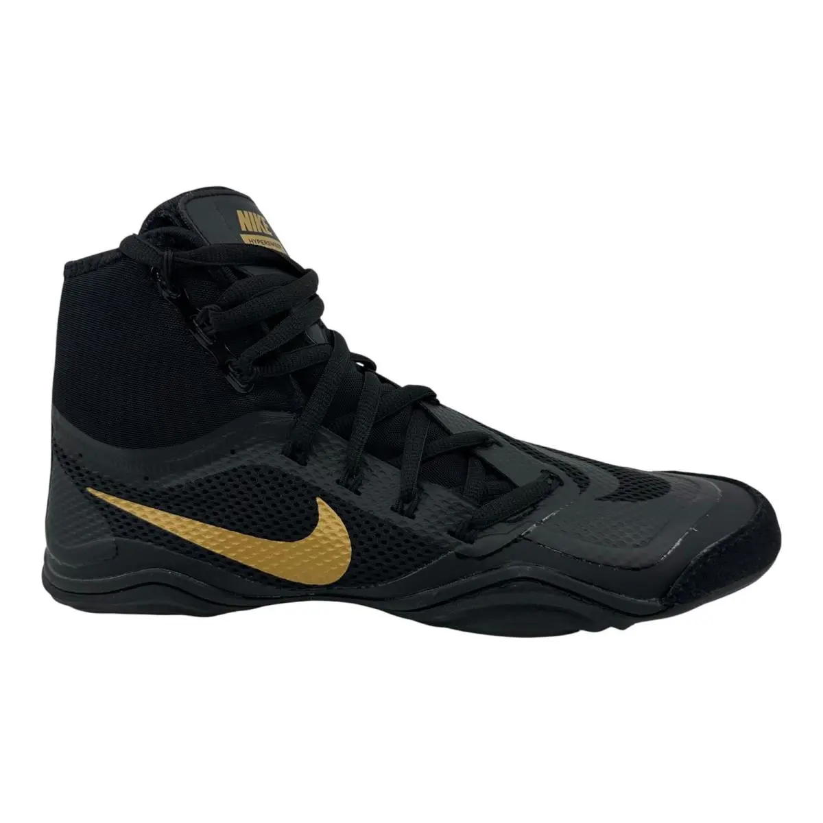 Nike Hypersweep Black Metallic Gold Mens Athletic Sneaker - Black, Manufacturer: Black Metallic Gold