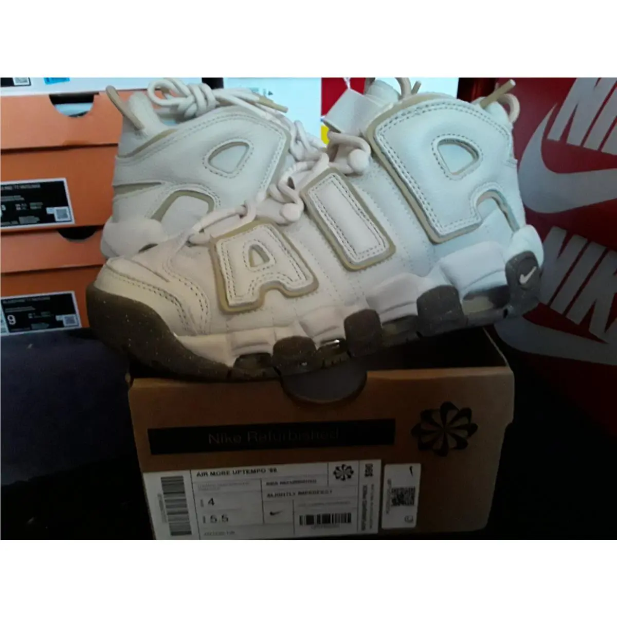 Nike shoes - Nike Air More Uptempo `96 - DV7230-100 - Beige 4