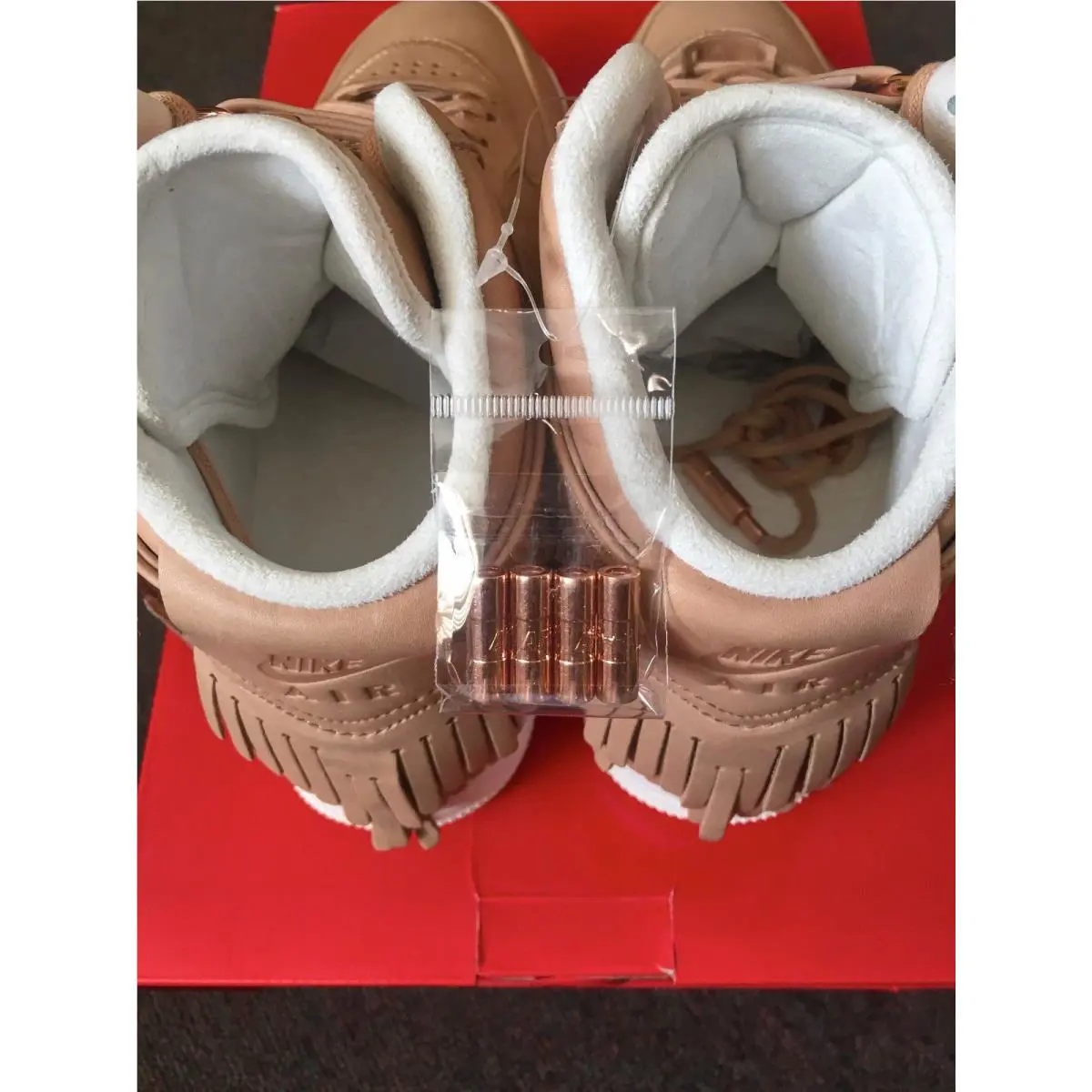 Nike shoes - Nike Air Force 1 High - 919473-200 - Beige 2