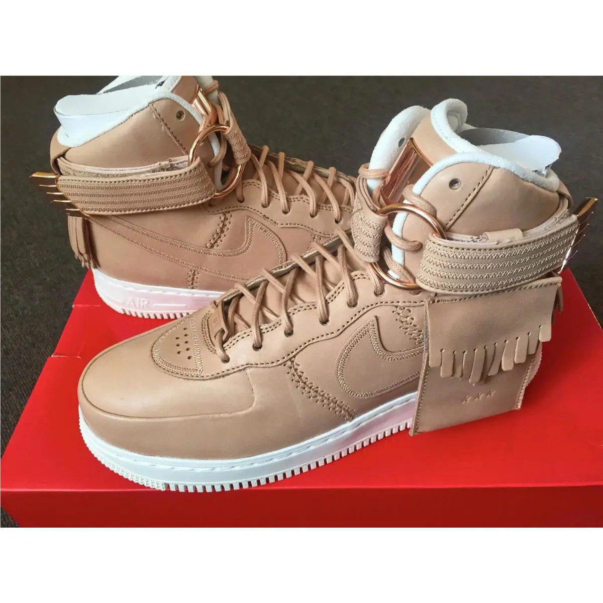Nike shoes - Nike Air Force 1 High - 919473-200 - Beige 6