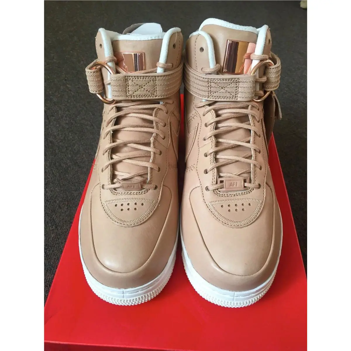 Nike shoes - Nike Air Force 1 High - 919473-200 - Beige 7