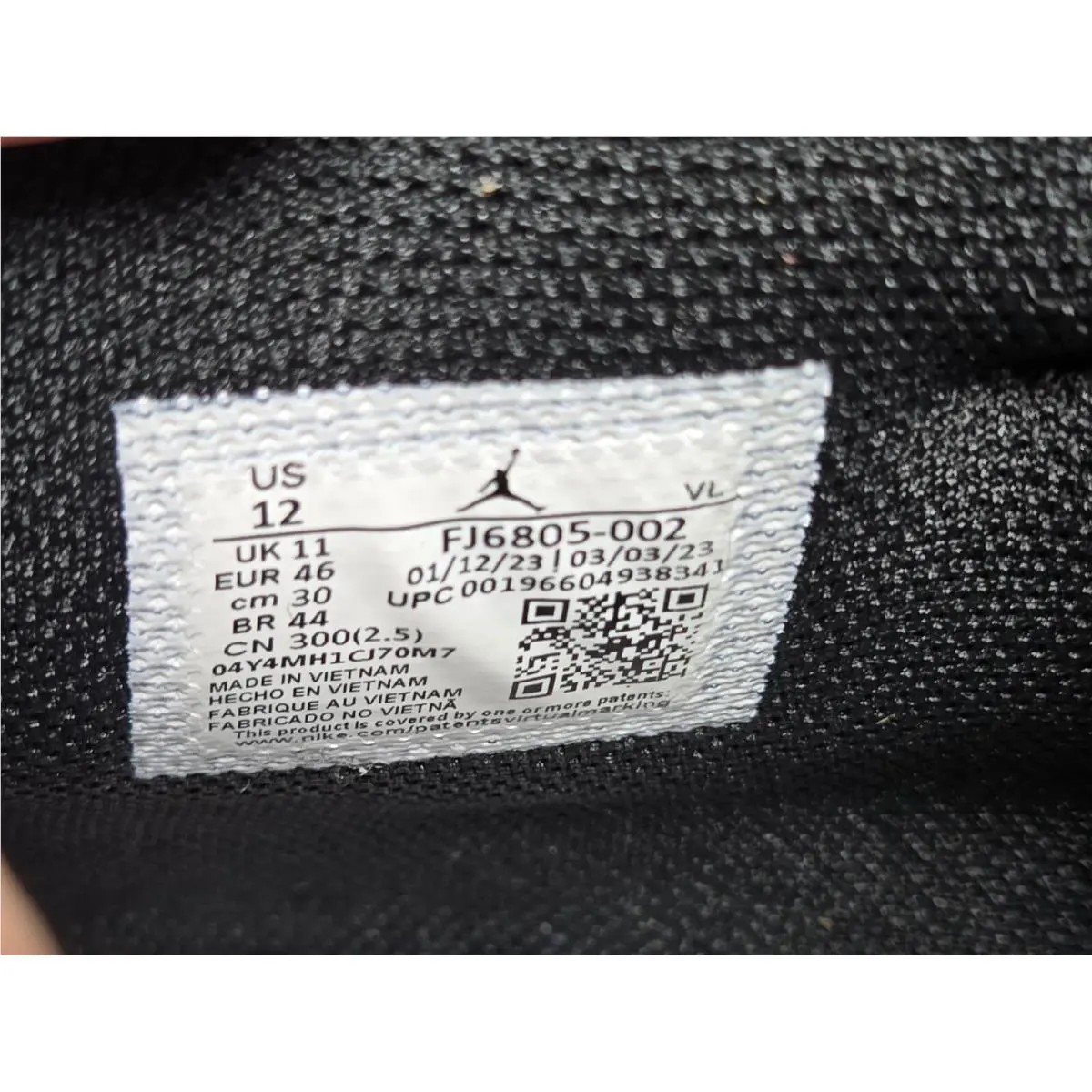 Nike shoes - Nike Air Jordan 1 - Air - FJ6805-002 - Black 5