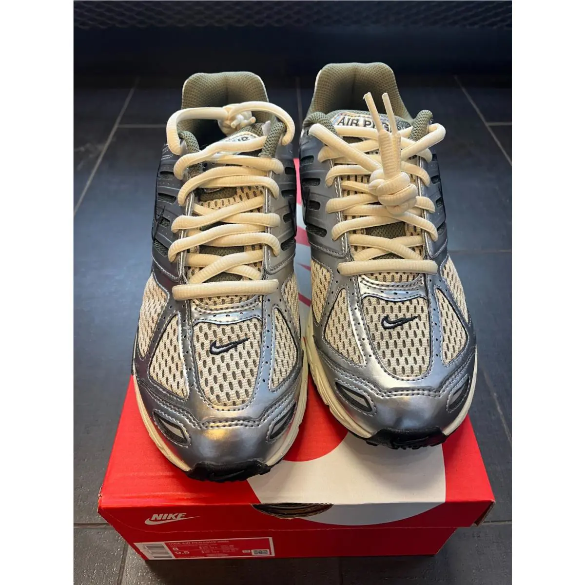 Nike shoes - PEGASUS - PEGASUS - SILVER AND OLIVE 2