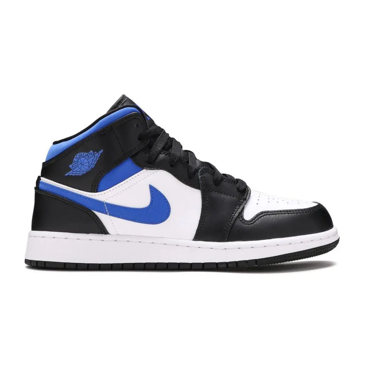 Nike shoes - retro 1 Mid - retro Mid - 554725 140 - White/Racer Blue/Black 4
