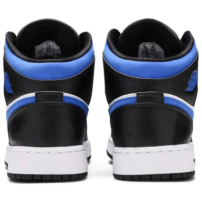 Nike shoes - retro 1 Mid - retro Mid - 554725 140 - White/Racer Blue/Black 7