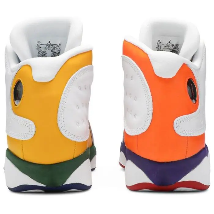 Nike shoes - Retro 13 - Retro - CV0785 158 - White/Black/Court Purple/Total Orange 3