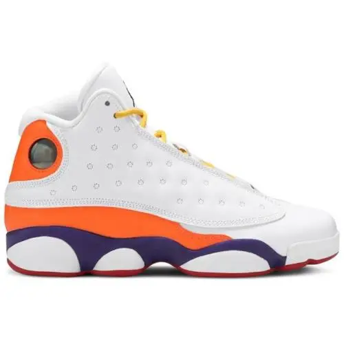 Nike shoes - Retro 13 - Retro - CV0785 158 - White/Black/Court Purple/Total Orange 6
