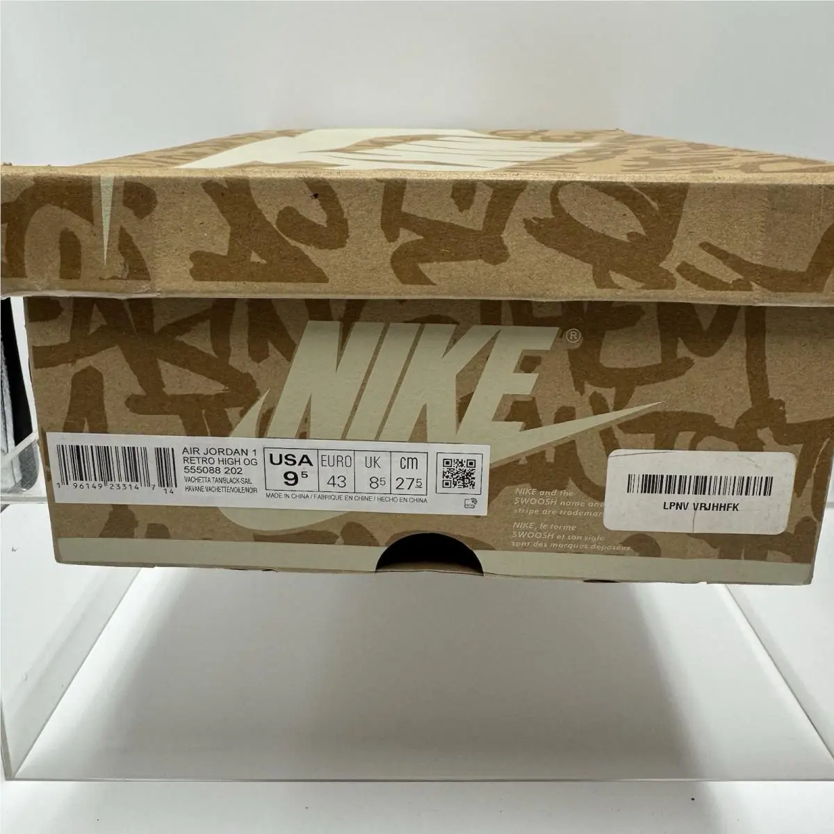 Nike shoes - Nike Air Jordan 1 - Air - 555088-202 - Black 8