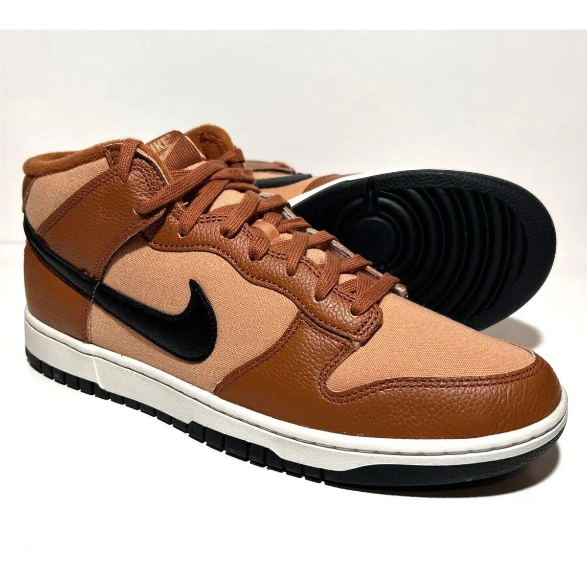 Nike shoes - Nike Dunk Mid - Dunk Mid - DZ2533-200 - Amber Brown/Black-Dark Russet 4