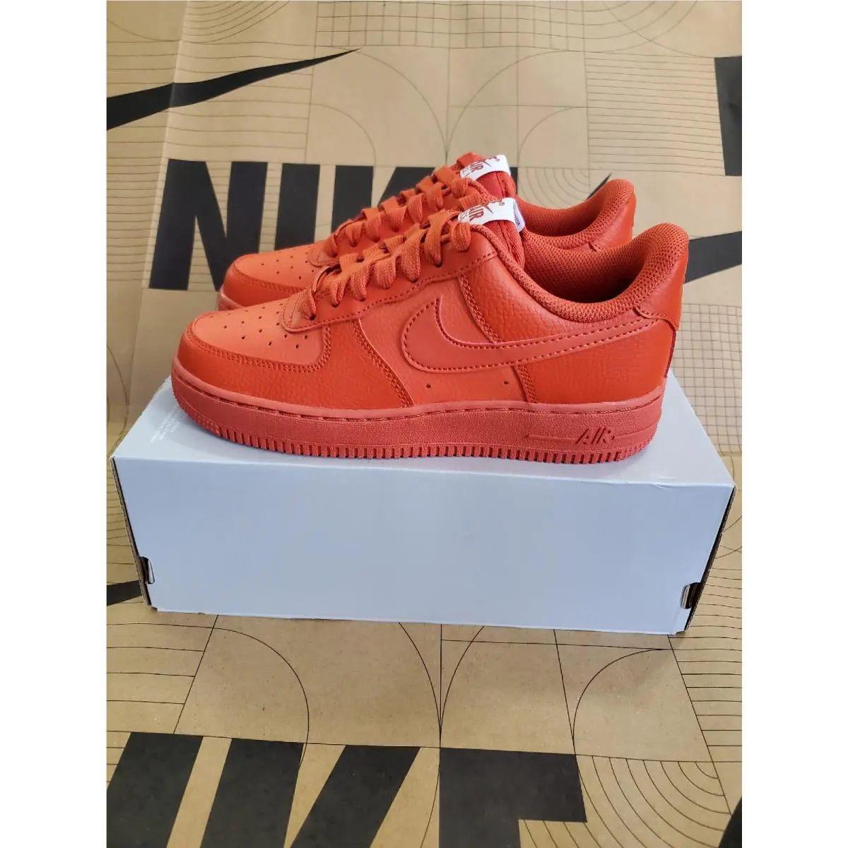 Nike shoes - Nike Air Force 1 - Air Force - DZ4442-800 - Orange 2