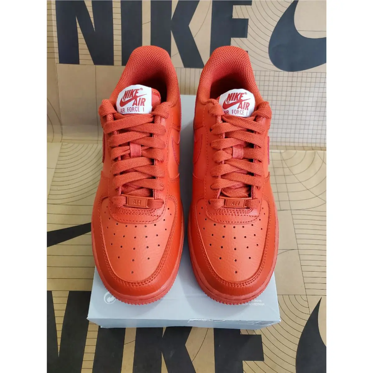 Nike shoes - Nike Air Force 1 - Air Force - DZ4442-800 - Orange 4