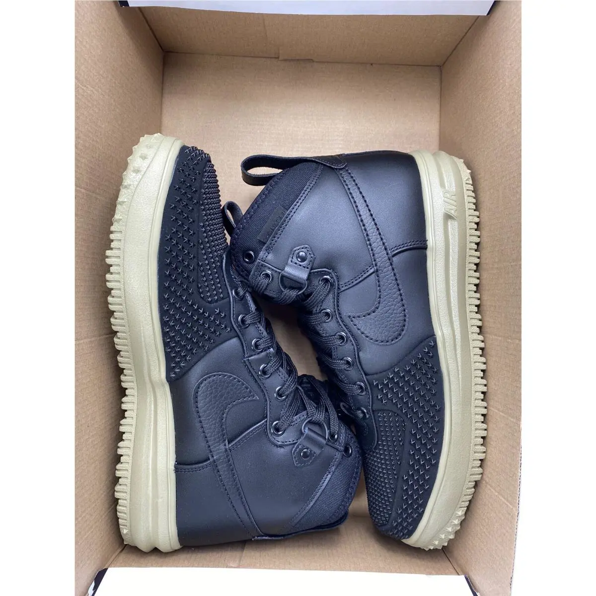 Nike shoes - Nike Lunar Force 1 Duckboot - DZ5320 001 - Black/Neutral Olive (UPC: 196968233298) 5