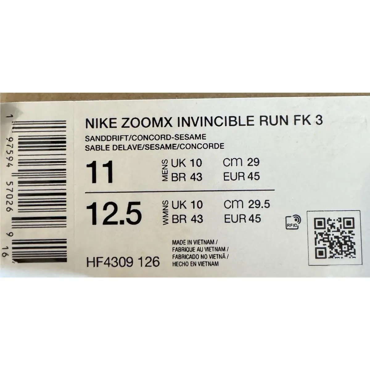 Nike shoes - Nike ZoomX - ZoomX - Hf4309 126 - Sanddrift/Sesame 13