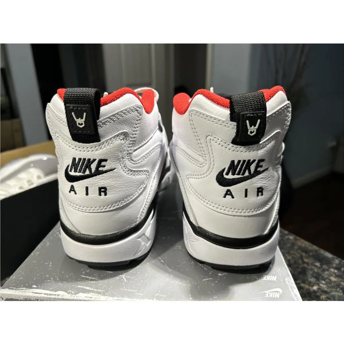 Nike shoes - Nike Air Diamond Turf - Air Diamond Turf - IB2239-100 - White Black University Red 6