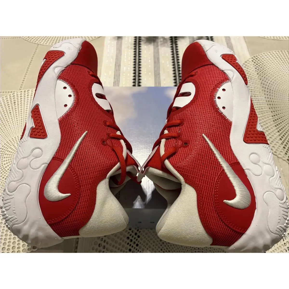 Nike shoes - Nike PG 6 - DX6654-602 - University Red White 9