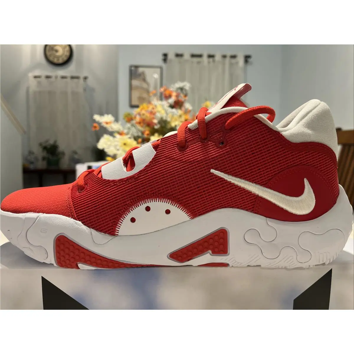 Nike shoes - Nike PG 6 - DX6654-602 - University Red White 2