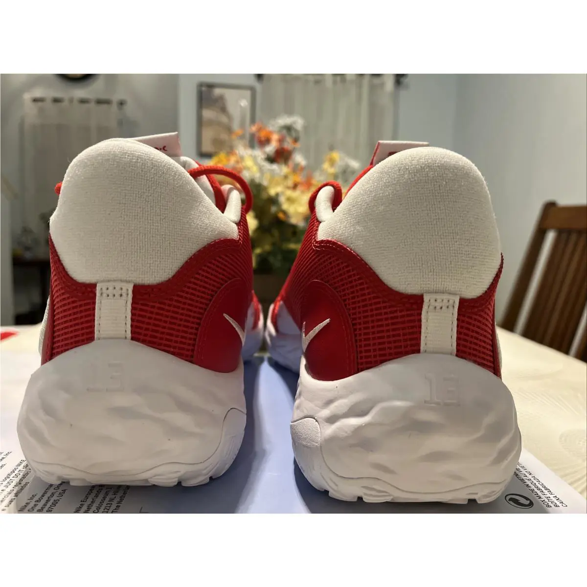 Nike shoes - Nike PG 6 - DX6654-602 - University Red White 6