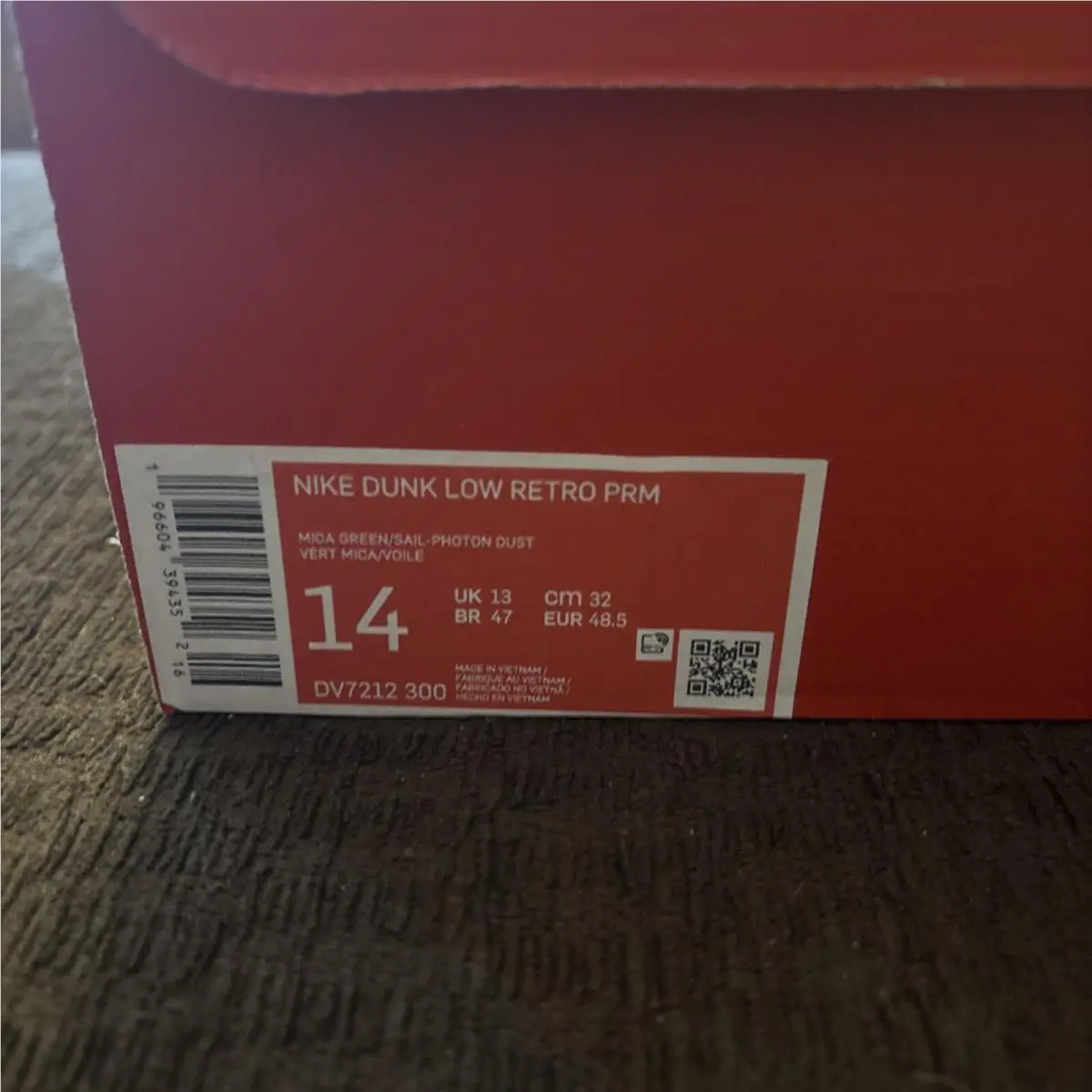 Nike shoes - Nike Dunk - Dunk - DV7212-300 - Green, Manufacturer: Mica Green/Sail/Photon Dust 5