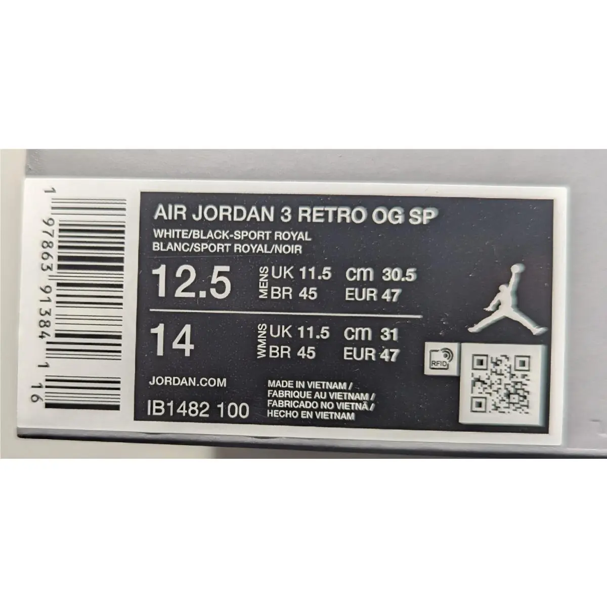 Nike shoes - Air Jordan 3 - Air - IB1482-100 - White 5