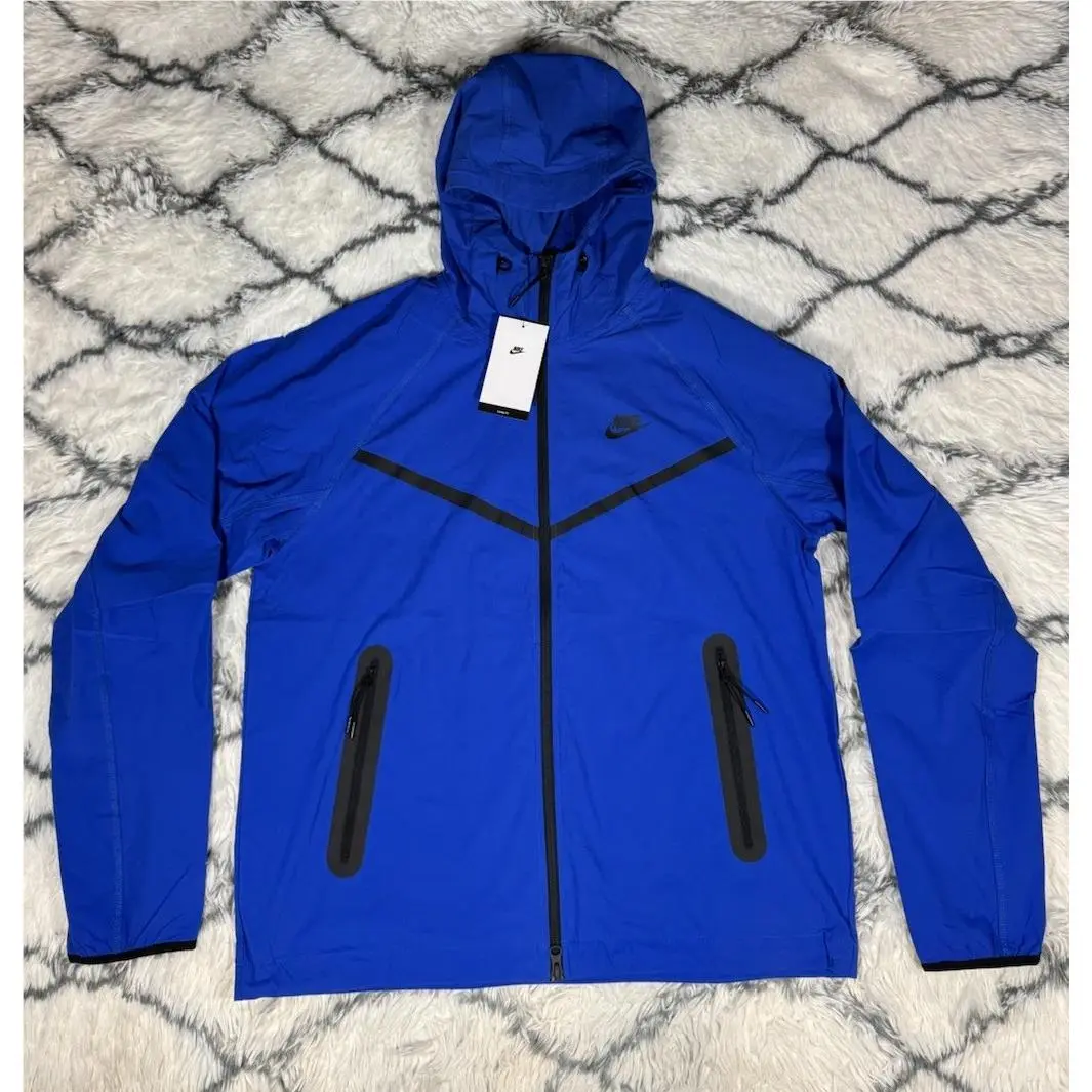 Nike clothing - Nike Tech Woven Jacket - Tech Woven Jacket - HM7151-480 - Blue (UPC: 0197600957466) 0