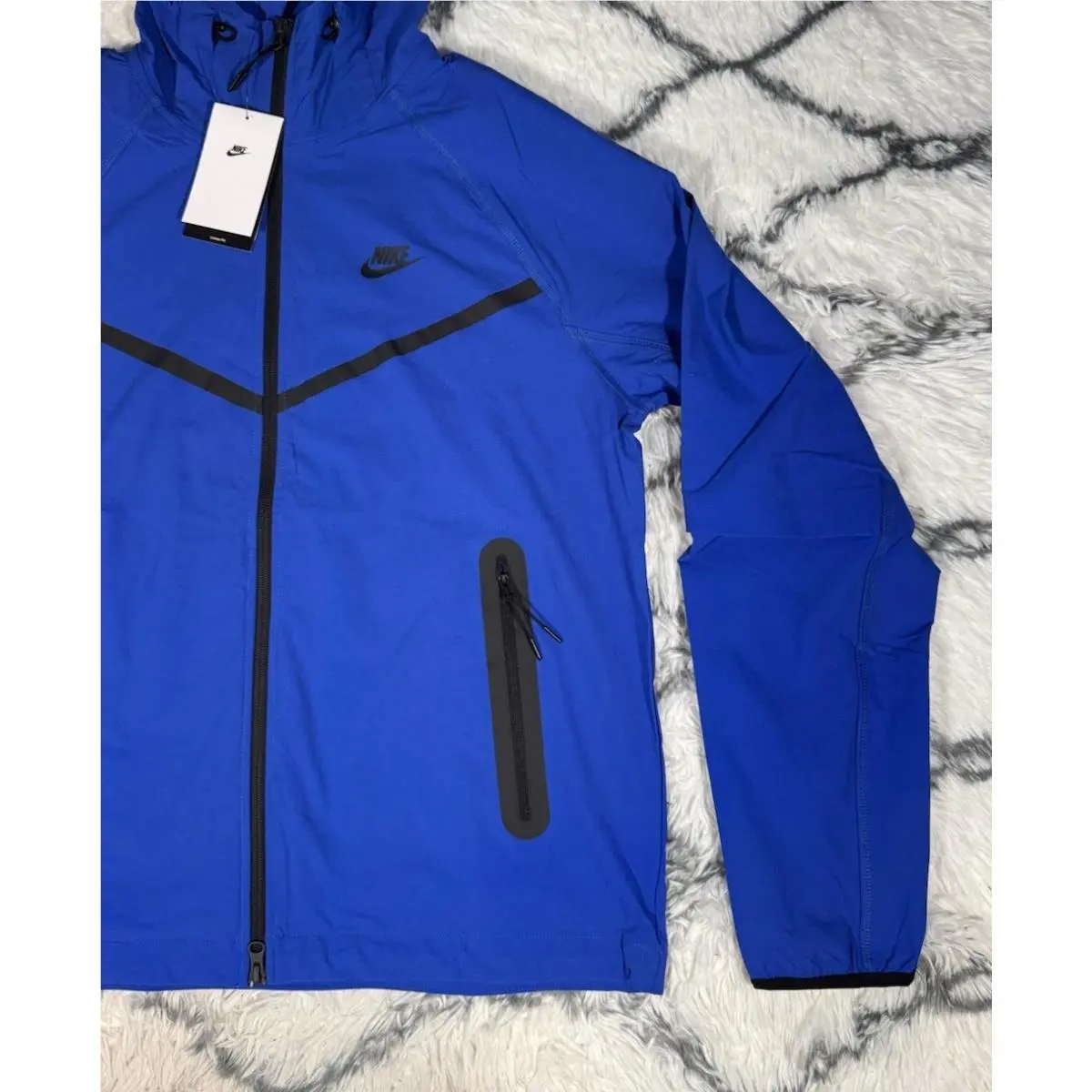 Nike clothing - Nike Tech Woven Jacket - Tech Woven Jacket - HM7151-480 - Blue (UPC: 0197600957466) 3