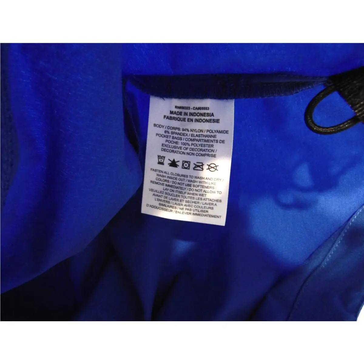 Nike clothing - Nike Tech Fleece Woven Jacket - HM7151 480 - Game Royal Blue & Black (UPC: 197600957466) 5