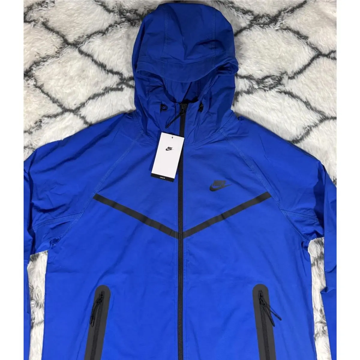 Nike clothing - Nike Tech Woven Jacket - Tech Woven Jacket - HM7151-480 - Blue (UPC: 0197600957466) 1