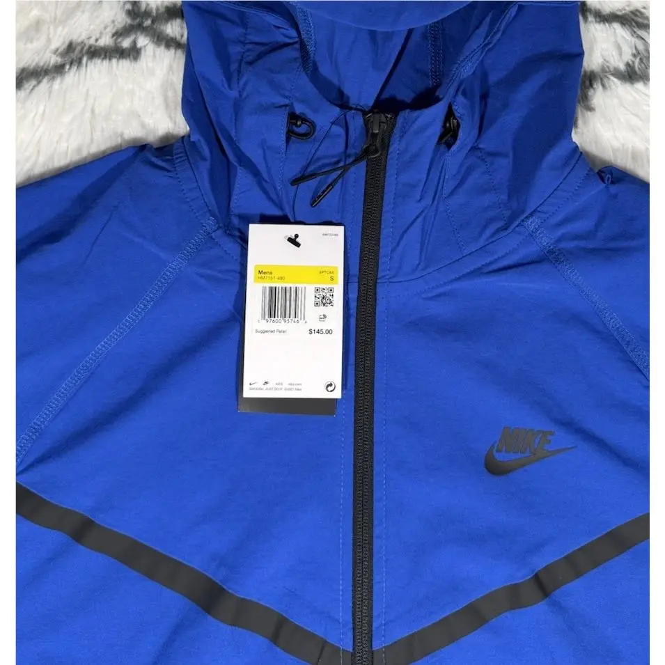Nike clothing - Nike Tech Woven Jacket - Tech Woven Jacket - HM7151-480 - Blue (UPC: 0197600957466) 4